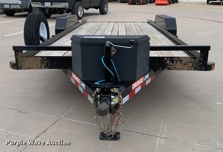 image for item DM7853 2022 Orange Line TH10 utility trailer