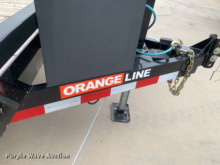 image for item DM7853 2022 Orange Line TH10 utility trailer