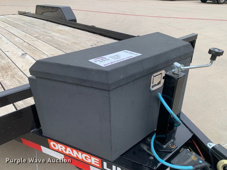 image for item DM7853 2022 Orange Line TH10 utility trailer