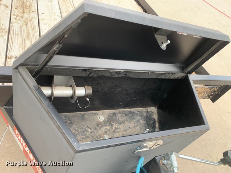 image for item DM7853 2022 Orange Line TH10 utility trailer