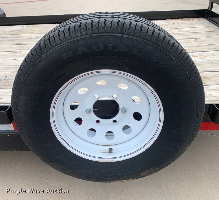 image for item DM7853 2022 Orange Line TH10 utility trailer