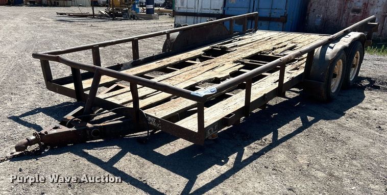 image for item DO1133 1997 Texas Bragg Enterprise utility trailer