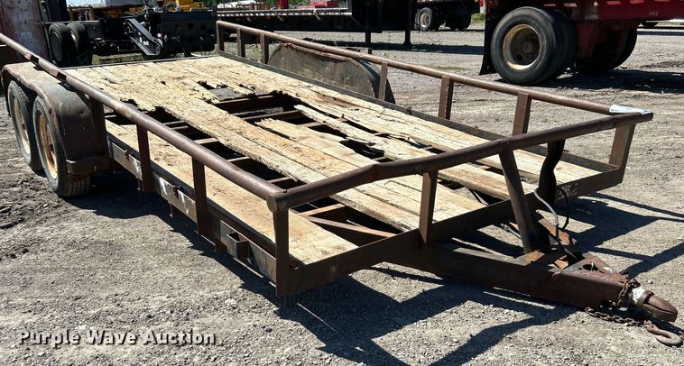 image for item DO1133 1997 Texas Bragg Enterprise utility trailer