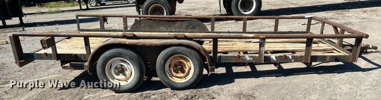 image for item DO1133 1997 Texas Bragg Enterprise utility trailer