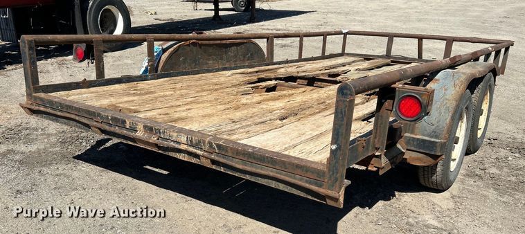 image for item DO1133 1997 Texas Bragg Enterprise utility trailer