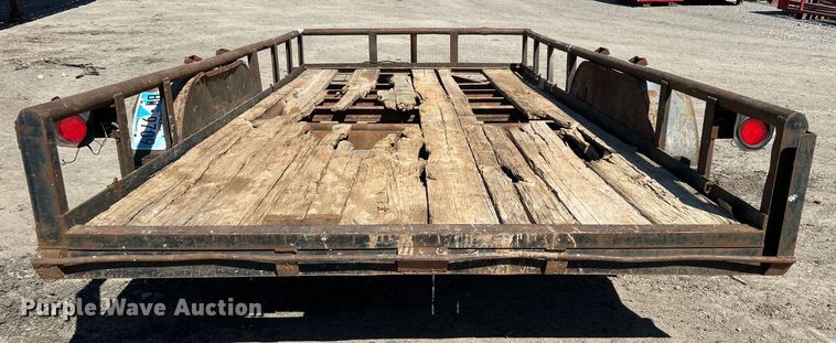 image for item DO1133 1997 Texas Bragg Enterprise utility trailer