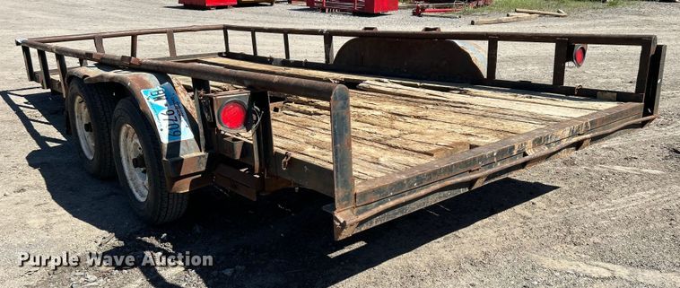 image for item DO1133 1997 Texas Bragg Enterprise utility trailer