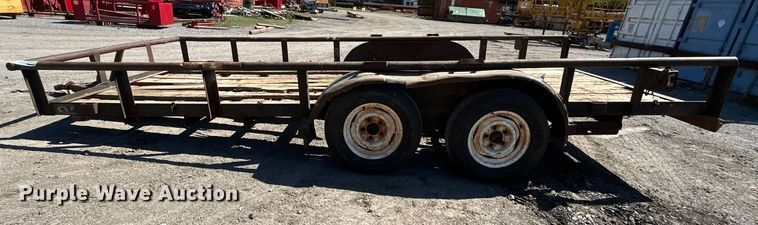 image for item DO1133 1997 Texas Bragg Enterprise utility trailer