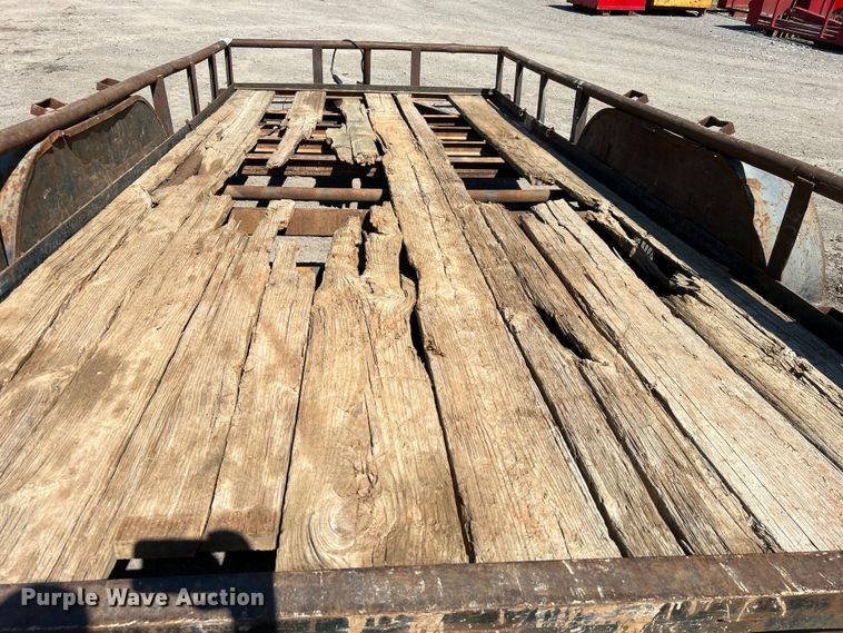 image for item DO1133 1997 Texas Bragg Enterprise utility trailer