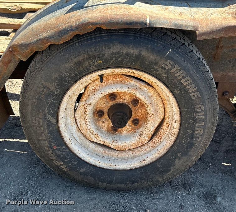 image for item DO1133 1997 Texas Bragg Enterprise utility trailer