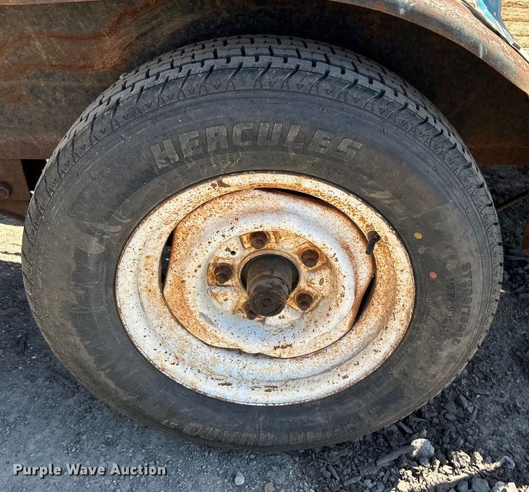 image for item DO1133 1997 Texas Bragg Enterprise utility trailer