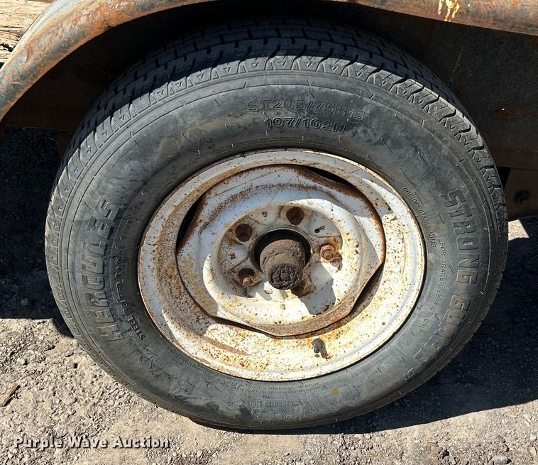 image for item DO1133 1997 Texas Bragg Enterprise utility trailer