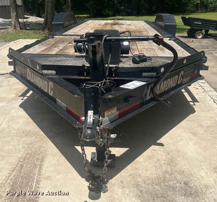 image for item DO6480 2021 Diamond C tilt deck equipment trailer