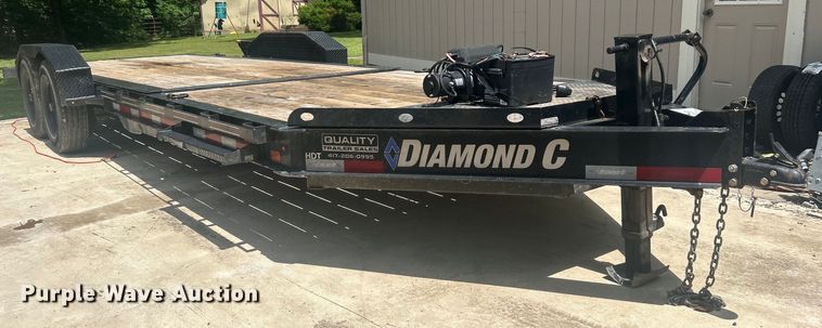 image for item DO6480 2021 Diamond C tilt deck equipment trailer