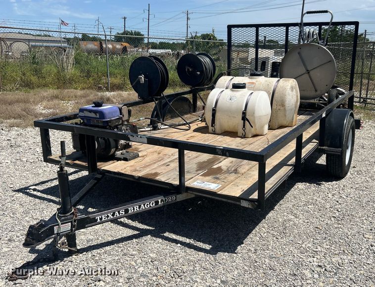 image for item DO6482 2016 Texas Bragg NA612ST2900 utility trailer