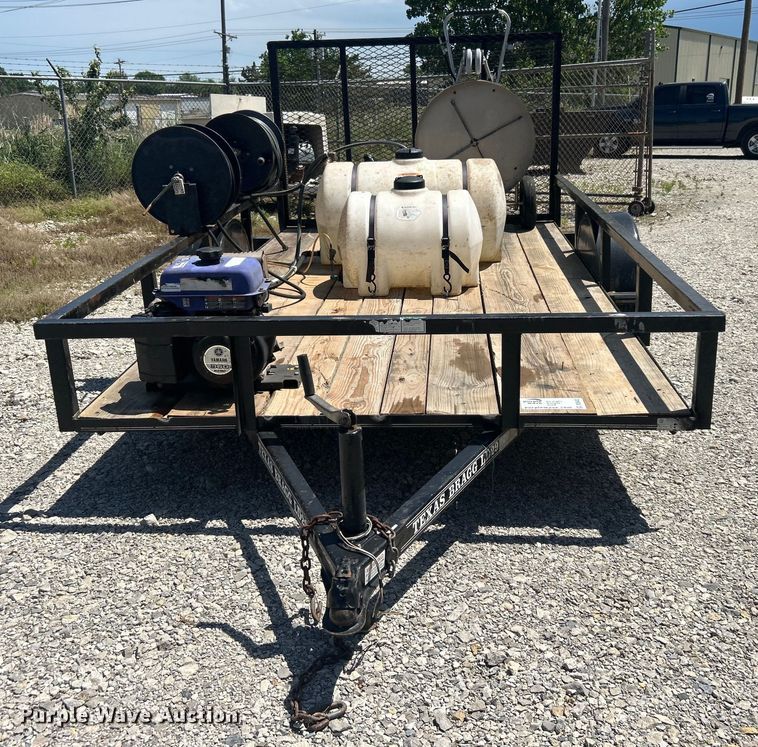 image for item DO6482 2016 Texas Bragg NA612ST2900 utility trailer