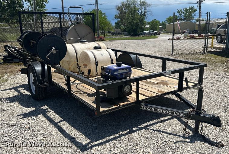 image for item DO6482 2016 Texas Bragg NA612ST2900 utility trailer