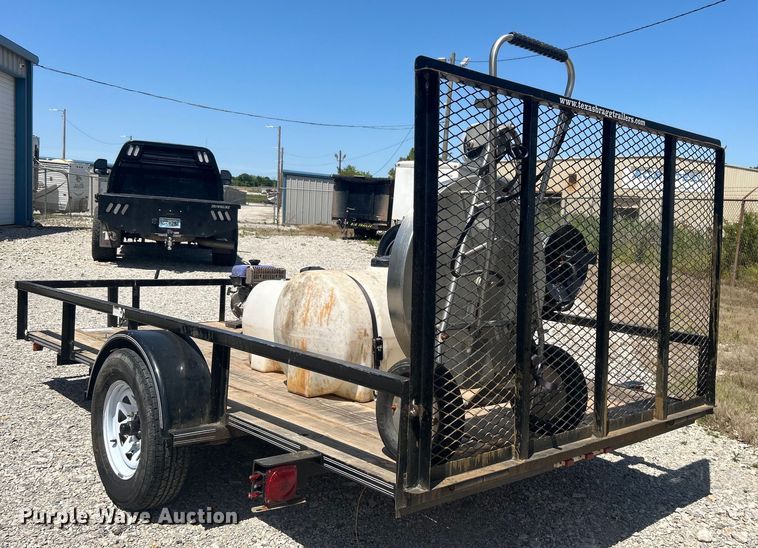 image for item DO6482 2016 Texas Bragg NA612ST2900 utility trailer