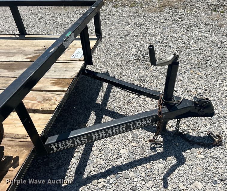 image for item DO6482 2016 Texas Bragg NA612ST2900 utility trailer