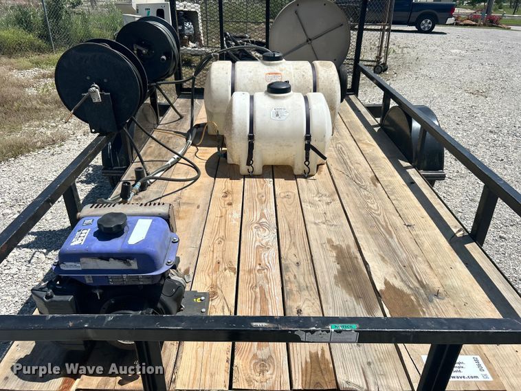 image for item DO6482 2016 Texas Bragg NA612ST2900 utility trailer