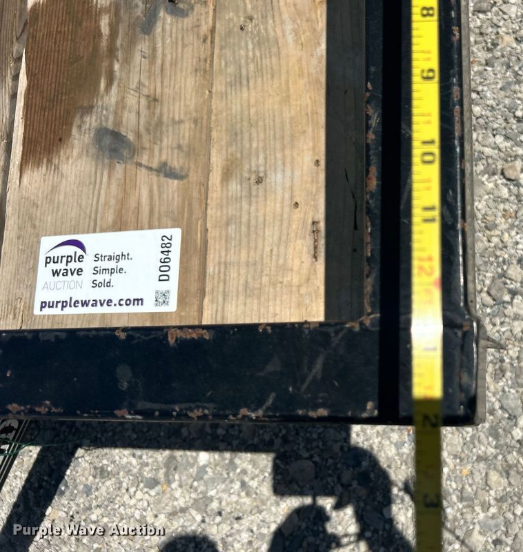 image for item DO6482 2016 Texas Bragg NA612ST2900 utility trailer