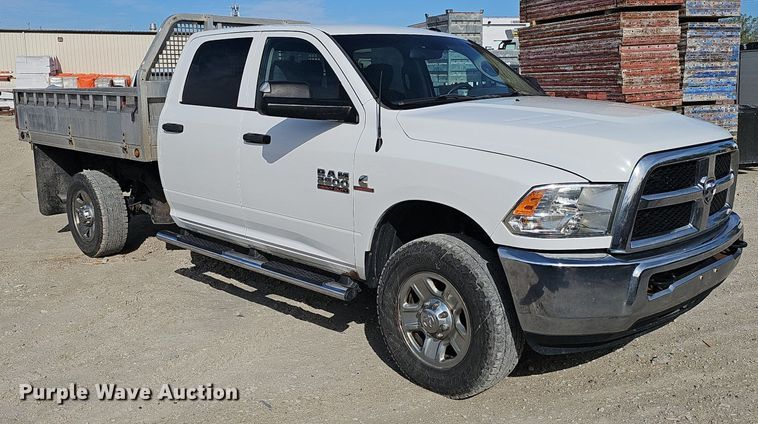 image for item DP0853 2015 Dodge Ram 2500HD Crew Cab flatbed pickup truck