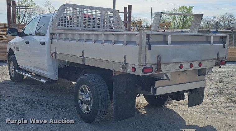 image for item DP0853 2015 Dodge Ram 2500HD Crew Cab flatbed pickup truck