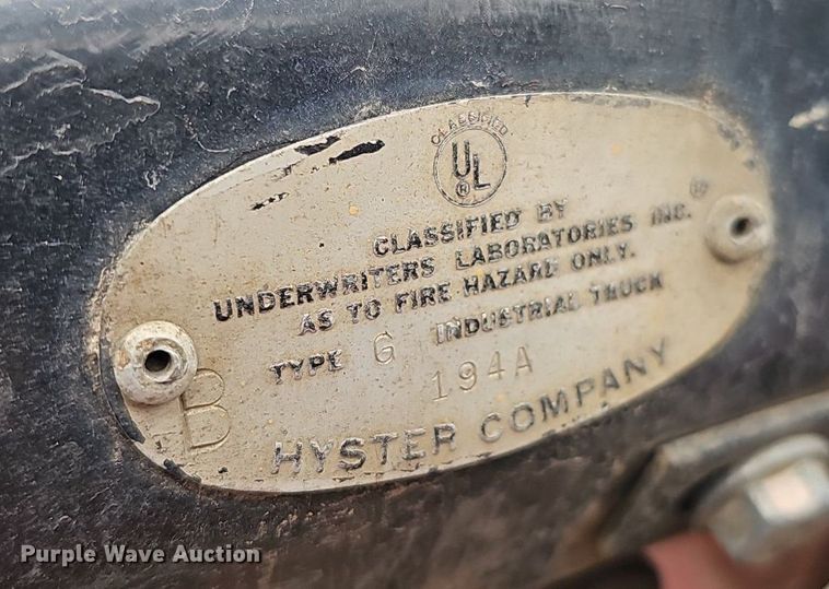 image for item DP0874 Hyster forklift