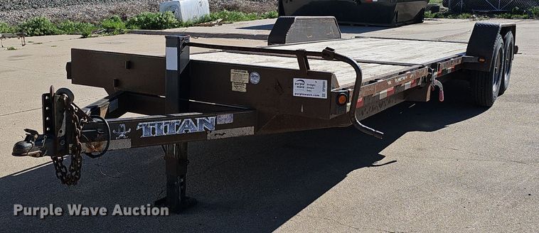 image for item DP0888 2012 Titan CT9538 tilt deck utility trailer