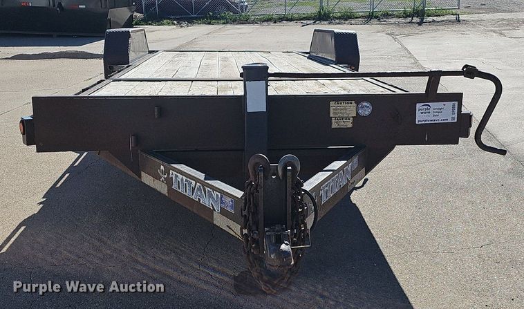 image for item DP0888 2012 Titan CT9538 tilt deck utility trailer