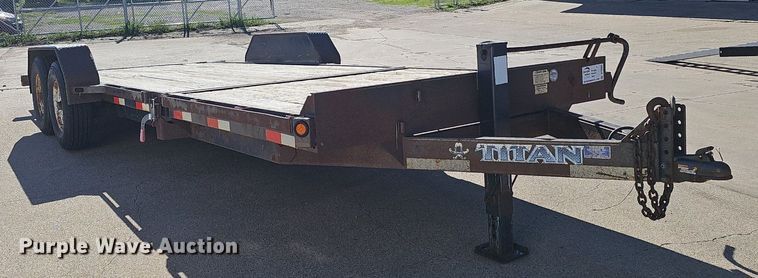 image for item DP0888 2012 Titan CT9538 tilt deck utility trailer