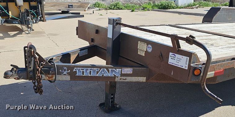image for item DP0888 2012 Titan CT9538 tilt deck utility trailer