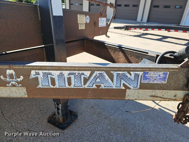 image for item DP0888 2012 Titan CT9538 tilt deck utility trailer