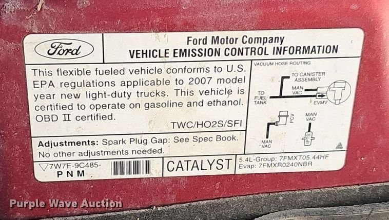 image for item DP0889 2007 Ford F150 XLT SuperCab pickup truck