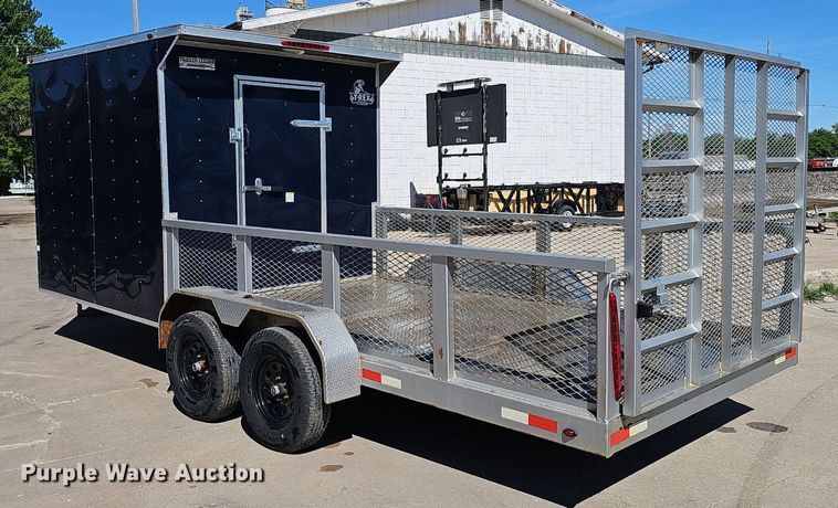 image for item DP0896 2021 T-Rex Trailers TR88220TA2 utility trailer
