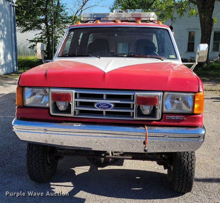 image for item DP1468 1991 Ford F Super Duty brush fire truck