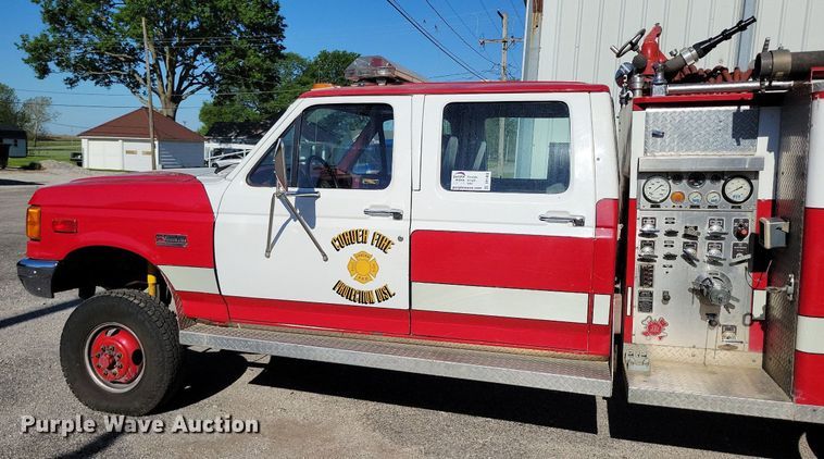 image for item DP1468 1991 Ford F Super Duty brush fire truck