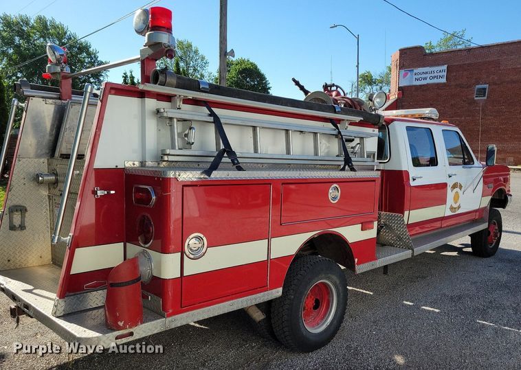 image for item DP1468 1991 Ford F Super Duty brush fire truck