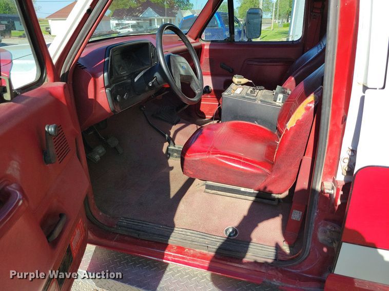 image for item DP1468 1991 Ford F Super Duty brush fire truck