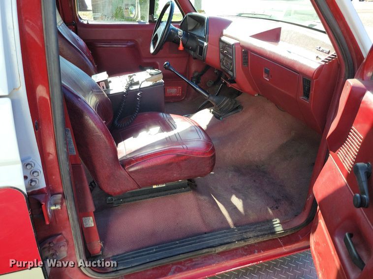 image for item DP1468 1991 Ford F Super Duty brush fire truck