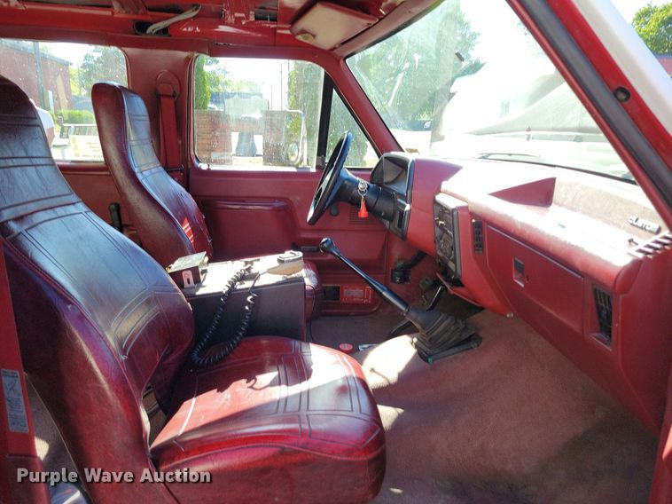 image for item DP1468 1991 Ford F Super Duty brush fire truck