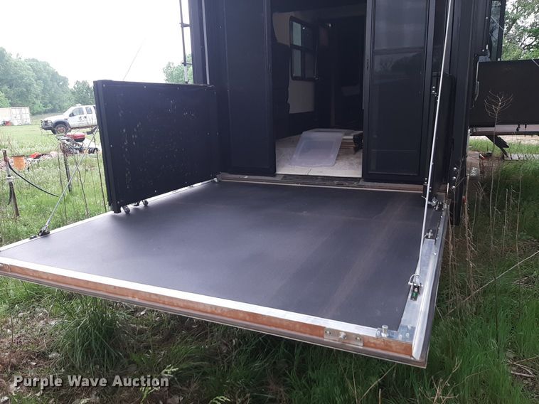 image for item DQ7055 2022 Keystone Raptor toy hauler camper