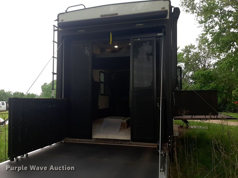 image for item DQ7055 2022 Keystone Raptor toy hauler camper