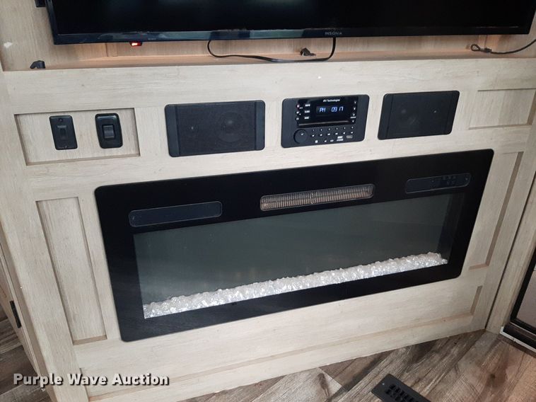 image for item DQ7055 2022 Keystone Raptor toy hauler camper