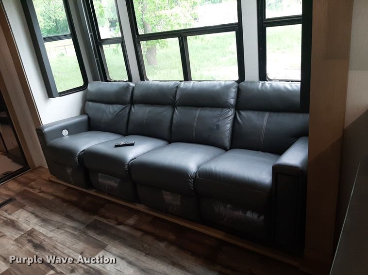 image for item DQ7055 2022 Keystone Raptor toy hauler camper