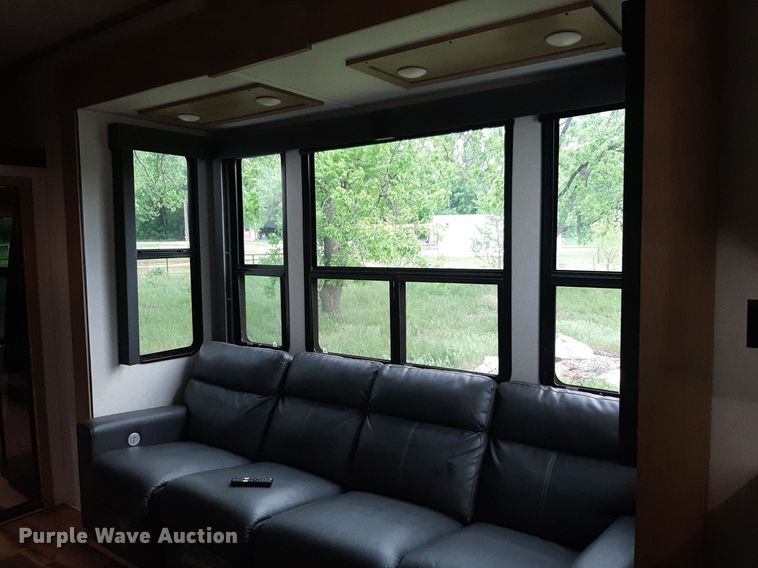 image for item DQ7055 2022 Keystone Raptor toy hauler camper