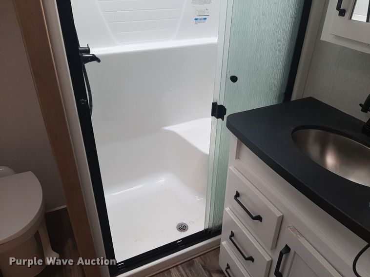 image for item DQ7055 2022 Keystone Raptor toy hauler camper