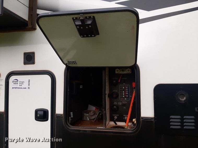 image for item DQ7055 2022 Keystone Raptor toy hauler camper