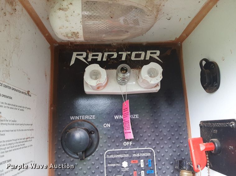 image for item DQ7055 2022 Keystone Raptor toy hauler camper