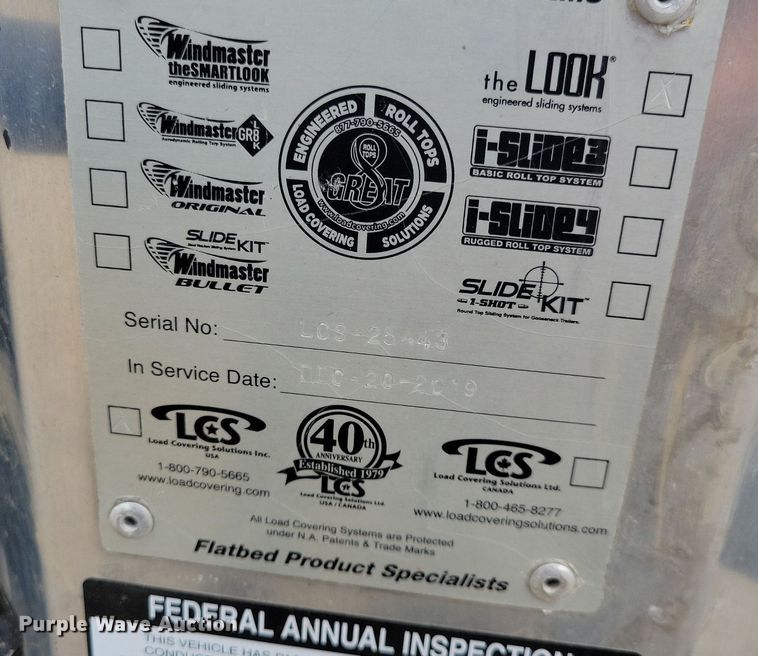 image for item DR4291 2020 H & H H25L-GN19-200 equipment trailer 